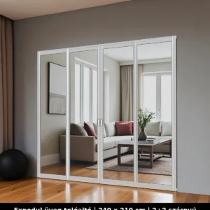 Expodul Üveg Toloajtó 240x210 cm 2+2 szárnyú