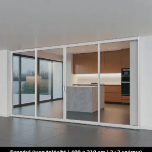 Expodul Üveg Toloajtó 400x210 cm 2+2 szárnyú