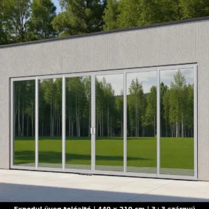 Expodul Üveg Toloajtó 440x210 cm 3+3 szárnyú