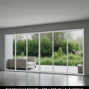 Expodul Üveg Toloajtó 470x210 cm 3+3 szárnyú