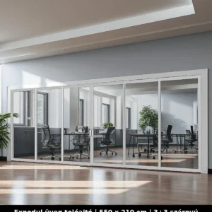 Expodul Üveg Toloajtó 550x210 cm 3+3 szárnyú