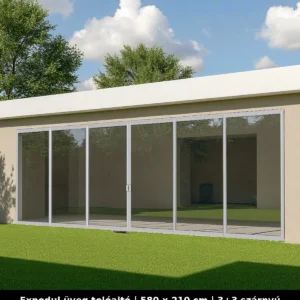 Expodul Üveg Toloajtó 580x210 cm 3+3 szárnyú